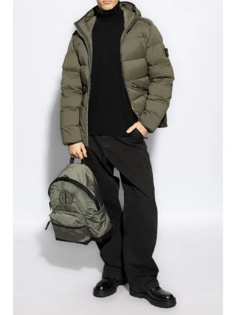 Stone Island Compass-patch wool jumper