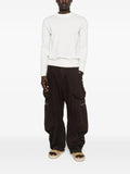 sacai long-sleeve crew-neck sweater