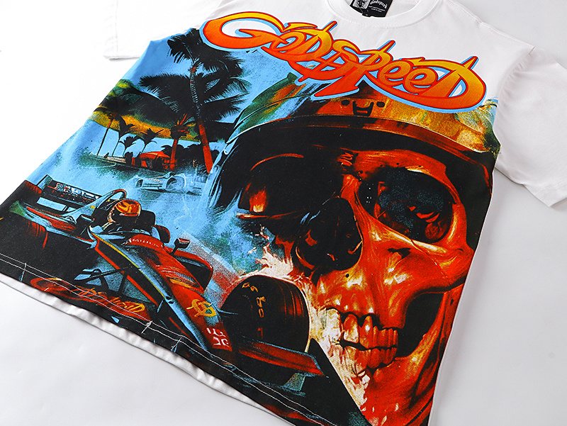 Godspeed Skull Racing Graphic T-Shirt