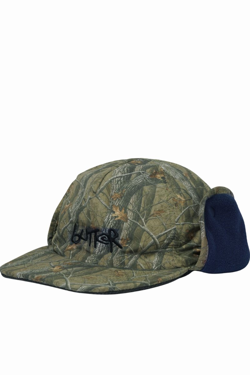 BUTTER POLARTEC REVERSIBLE TRAPPER CAP Forest Camo / Navy